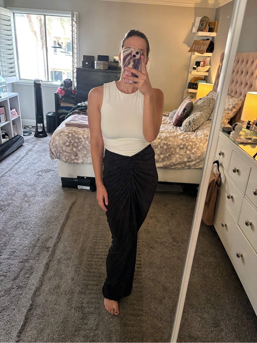 NWT - Good American Black Skirt